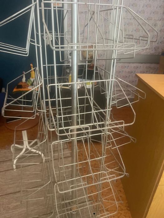 Expositor metálico vintage