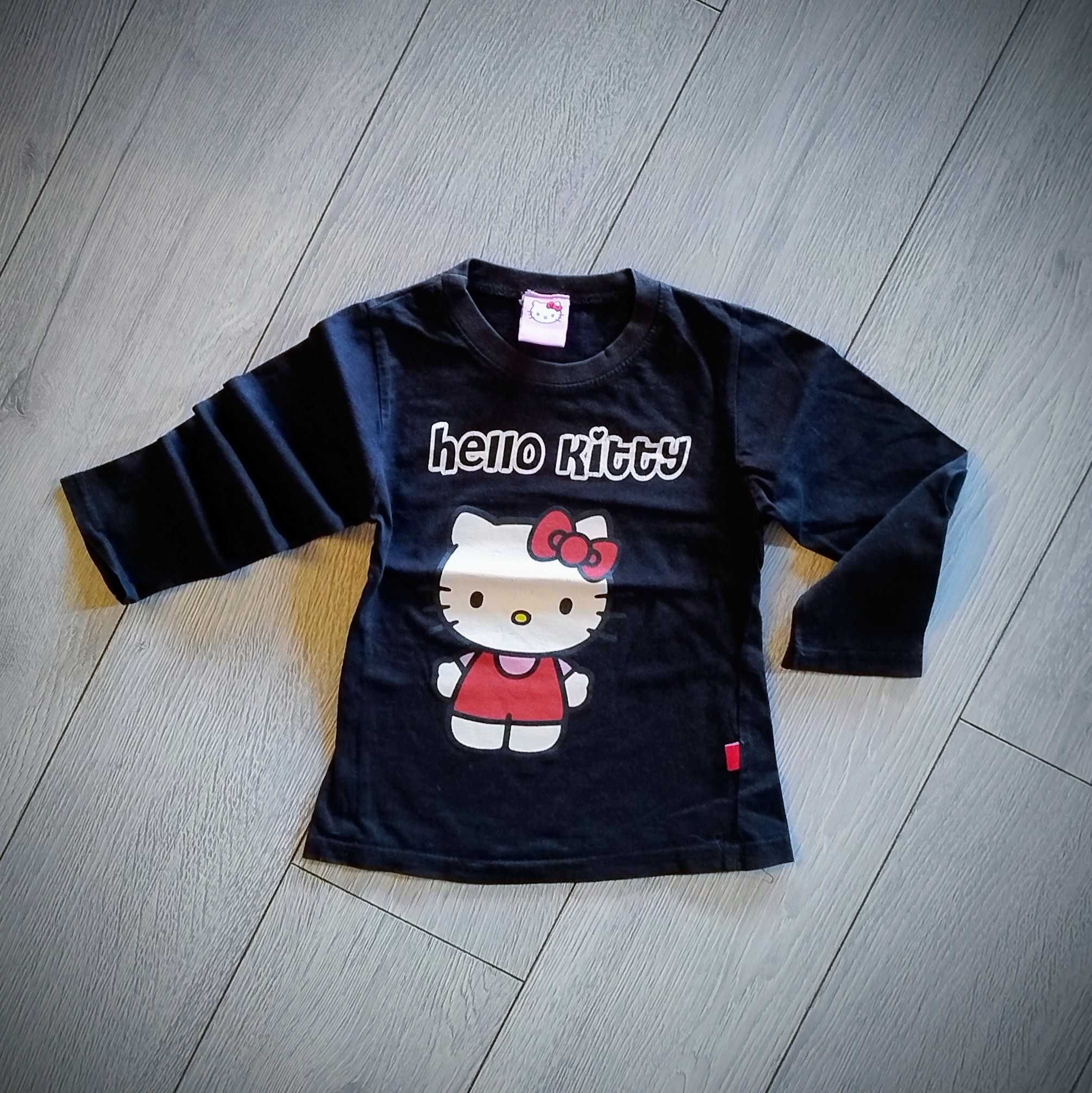 Bluzka basic Hello Kitty dla dziewczynki bawełna 100% r. 98