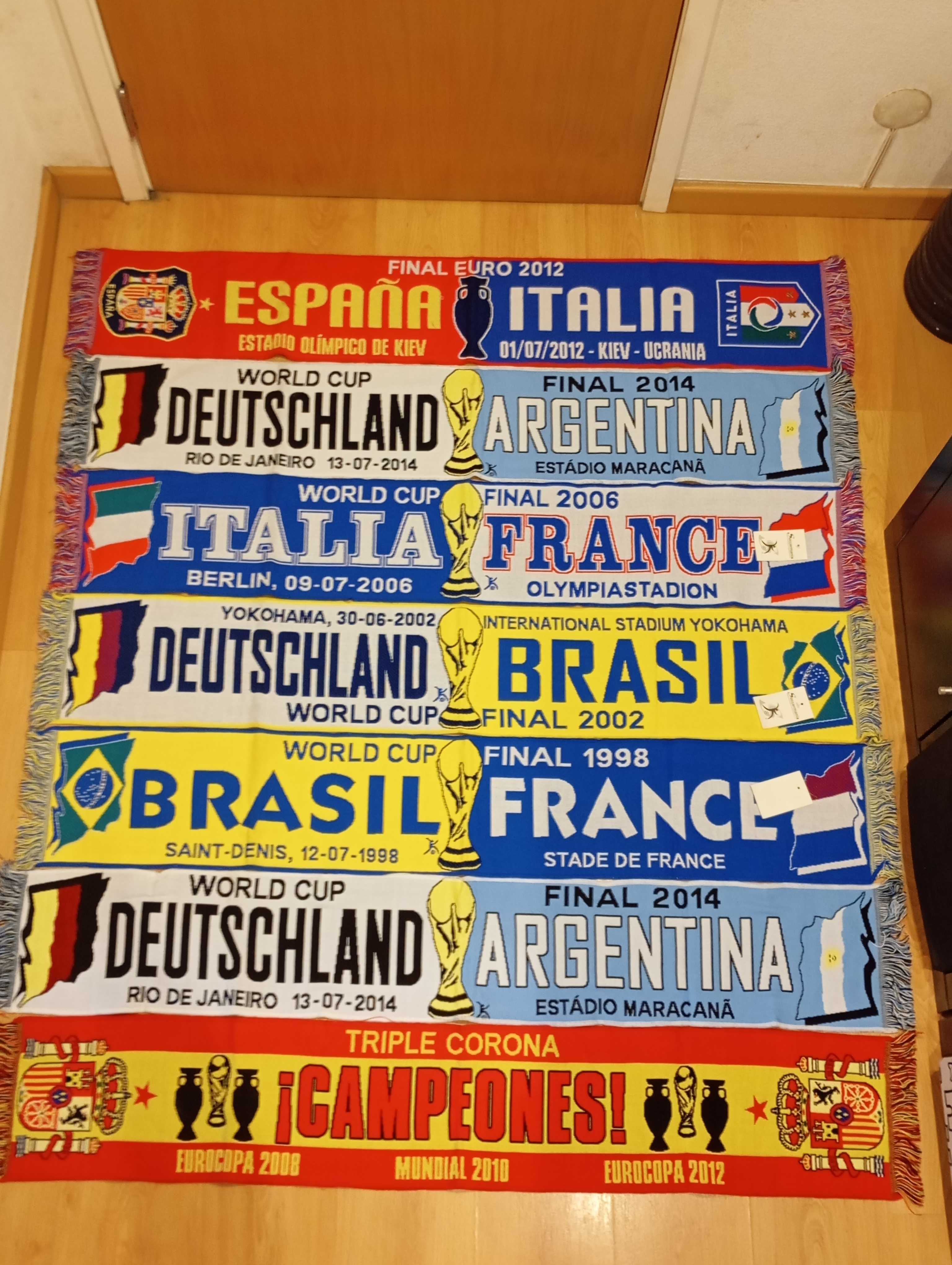 Cachecol de finais de campeonatos do mundo novos, artigo de coleção