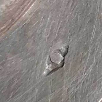 Galheteiro antigo em Cristal e Prata