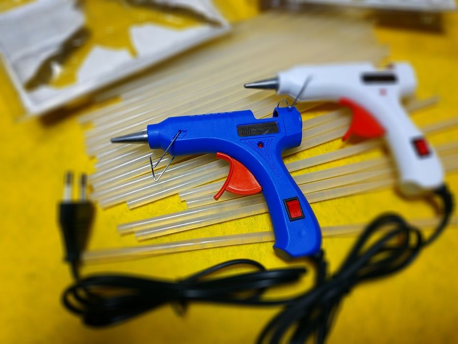 Клейовий пістолет з клапаном - 20w, 7 мм., силиконовый, термопистолет