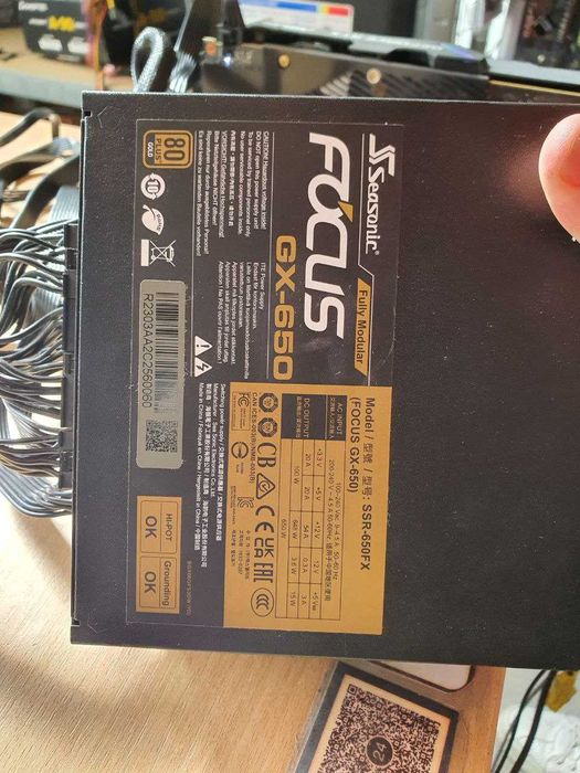 Блок питания Seasonic Focus Gold GX-650 650W модульный БУ