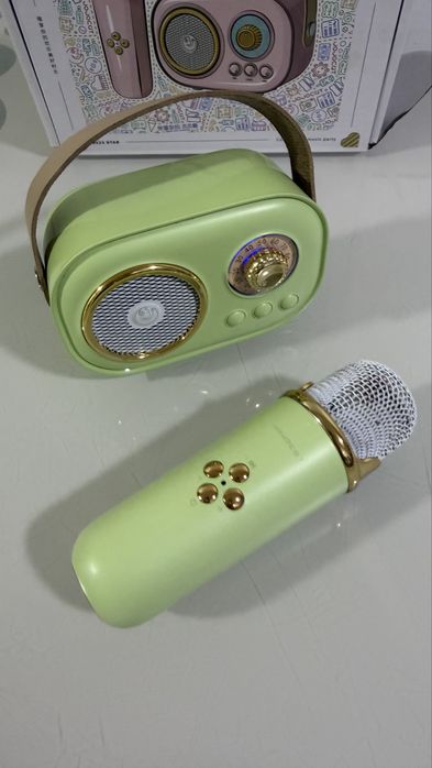 Колонка із мікрофоном Bluetooth ,міні караоке, дитячі ігри, музичні х