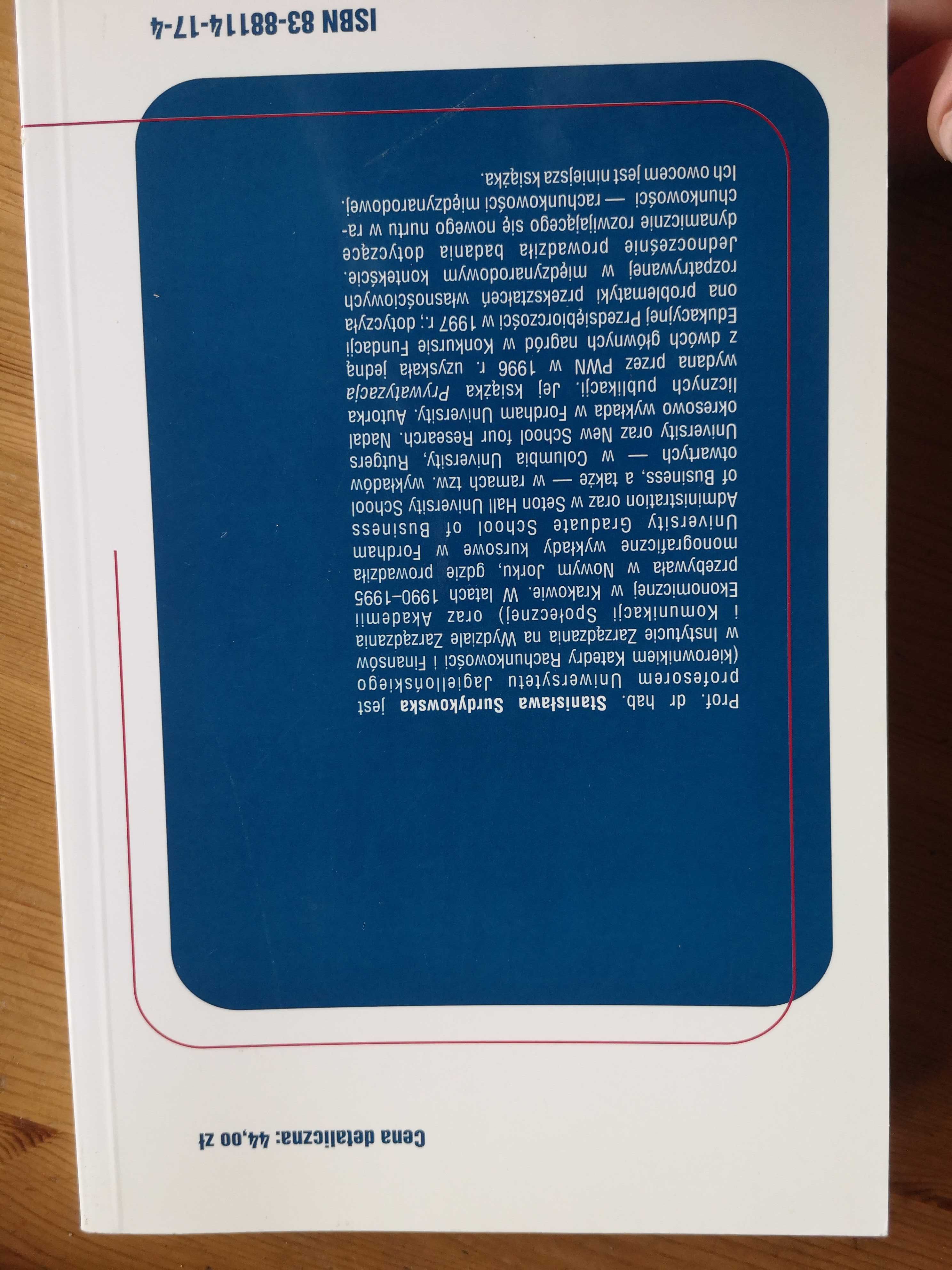 rachunkowość międzynarodowa S.Surdykowska