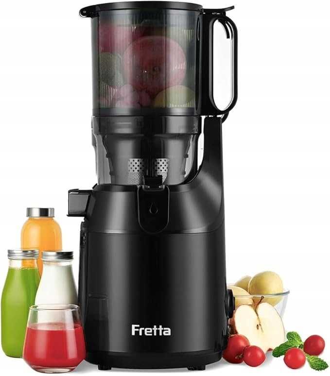 FRETTA Wolnoobrotowa Sokowirówka 250W Do Owoców I Warzyw BPA Free 1.8L