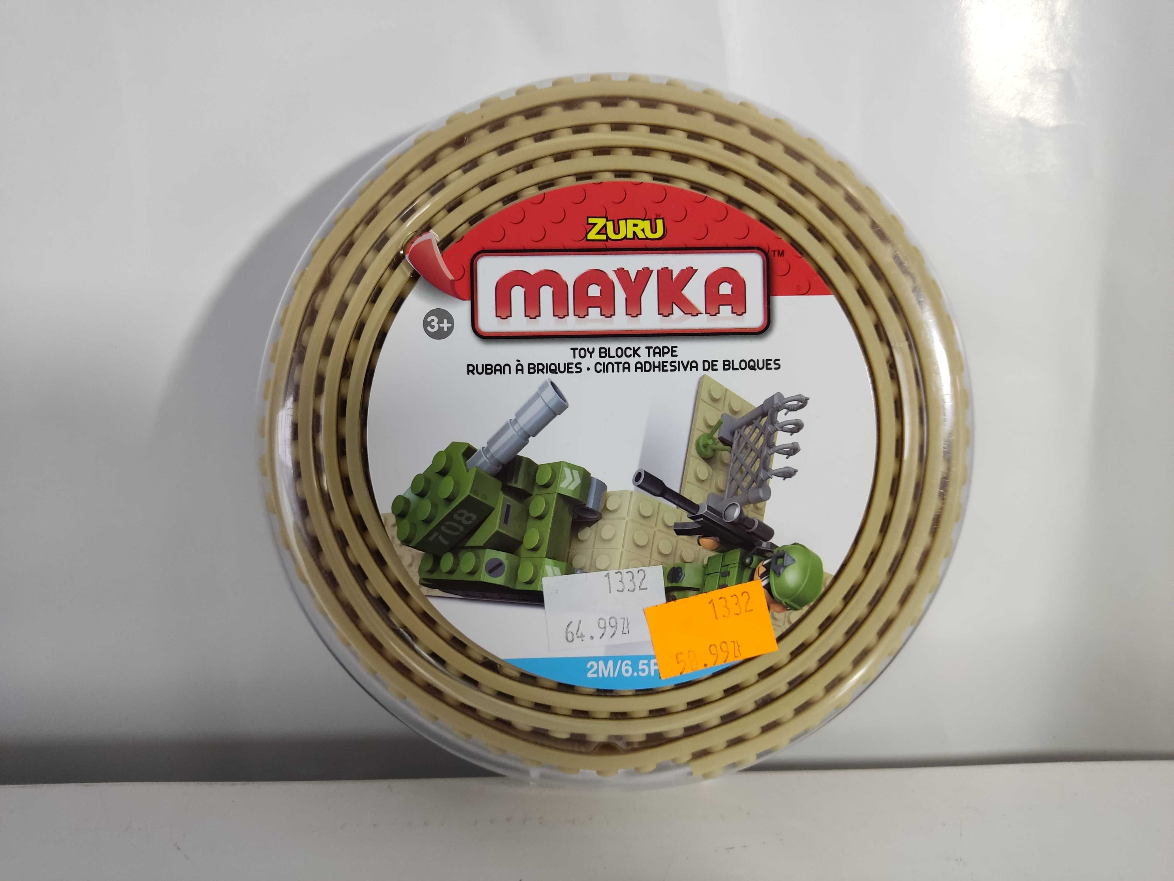 !Nowa! Taśma 2m MAYKA do klocków 2 pin - piaskowa LEGO Tychy