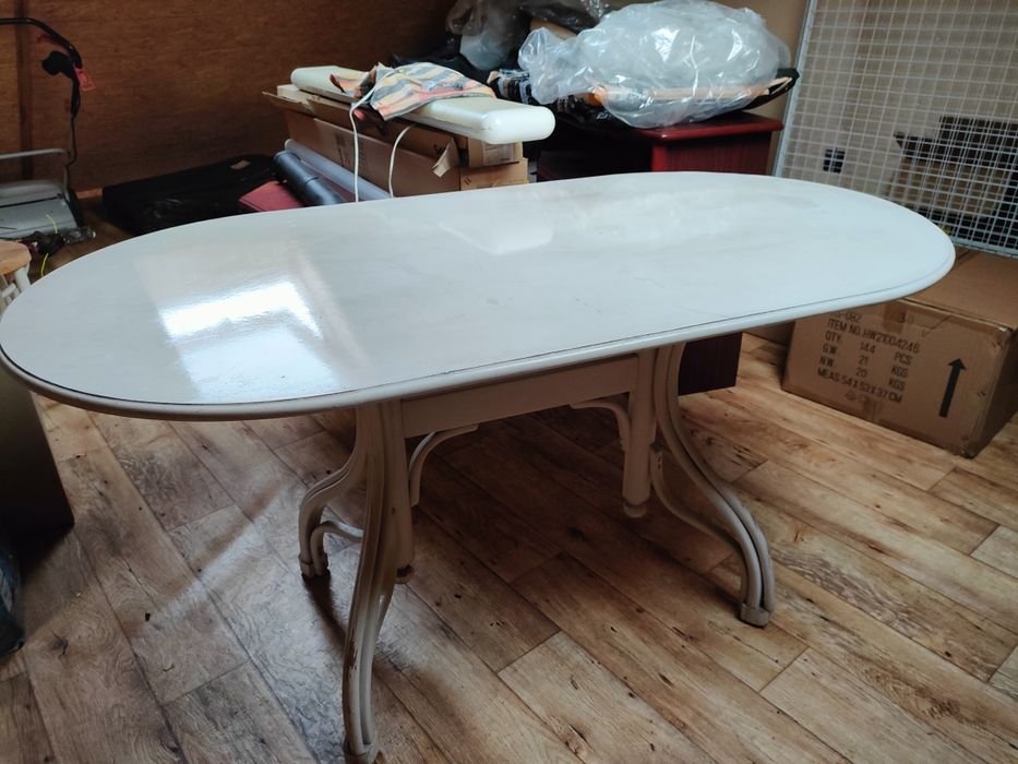 Stół drewniany 149x80 + krzesła