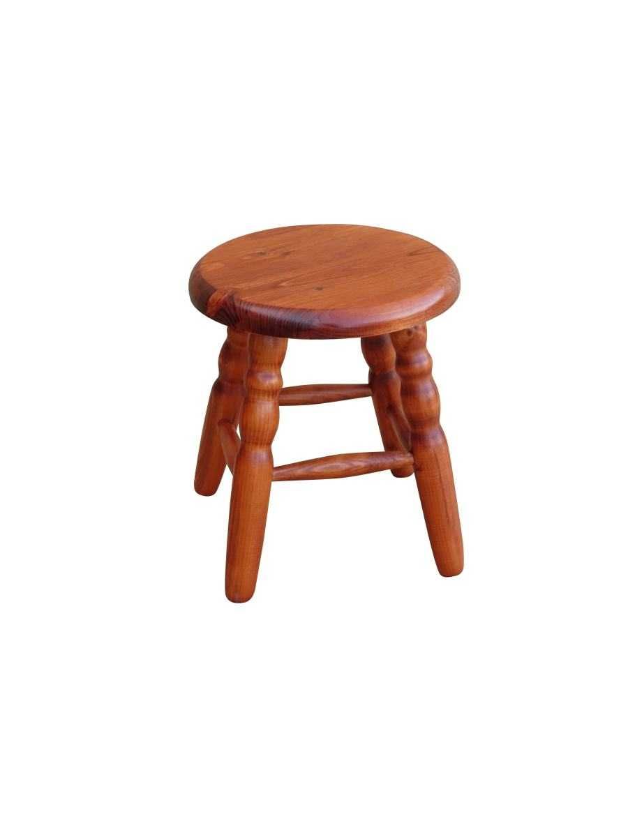 Taboret drewniany sosnowy 35 cm Mały PRODUCENT MEBLI