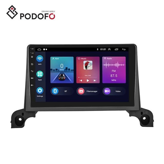 Rádio 9" android Peugeot 4008 e 5008 CARPLAY WIFI GPS 2/32GB Novo