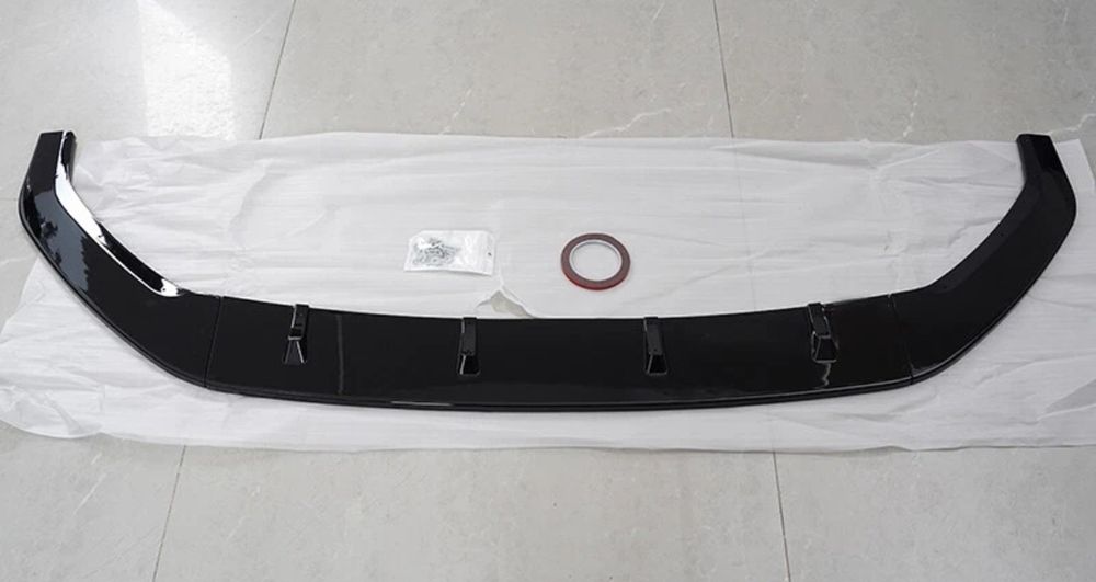 Lip frontal VW Golf 7, 7.5 GTI GTD R - preto brilhante (Novo)