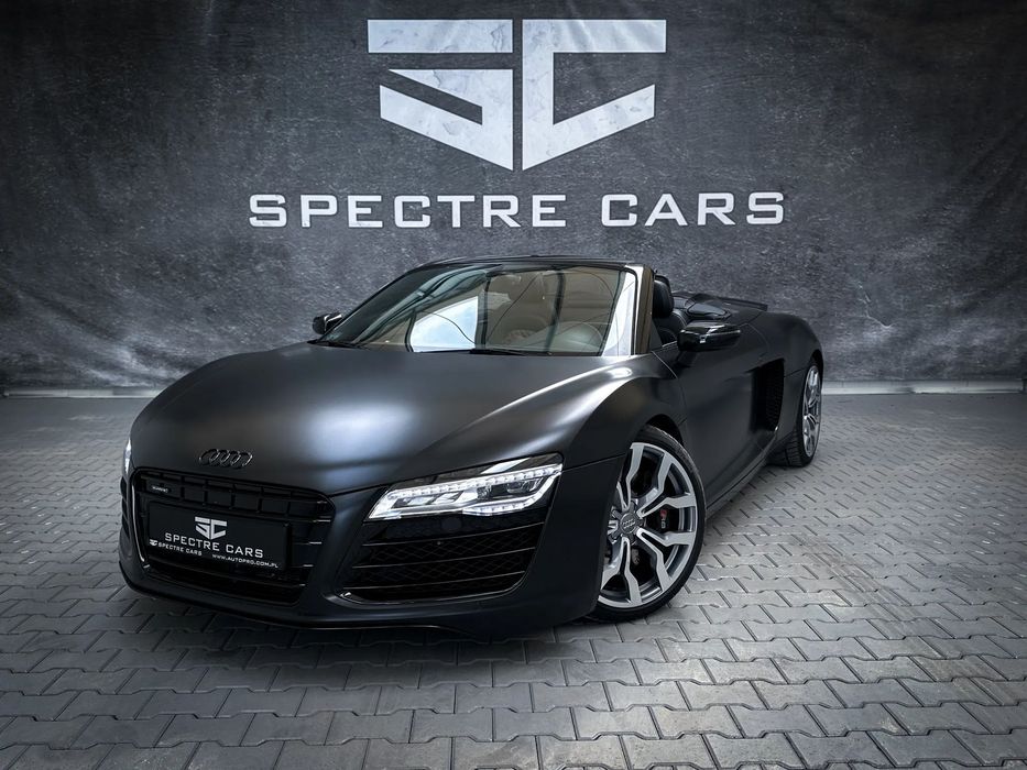 Audi R8 Spyder Lambo doors \ Full LED \ Alu 19'' \ zabezpieczenie folią \ gwarancja