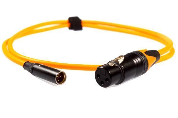 Kabel Mikrofonowy XLR-mini XLR Żeński do Męskiego Balansowany VanDamme