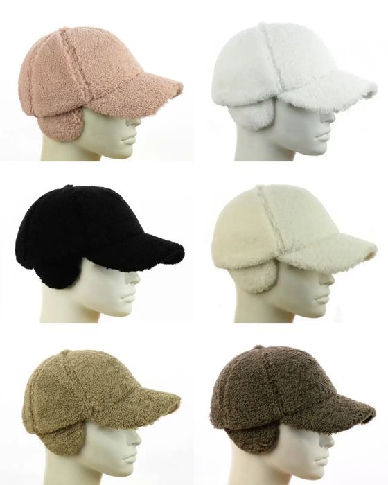 Кепка Тедді на флісі з вушками