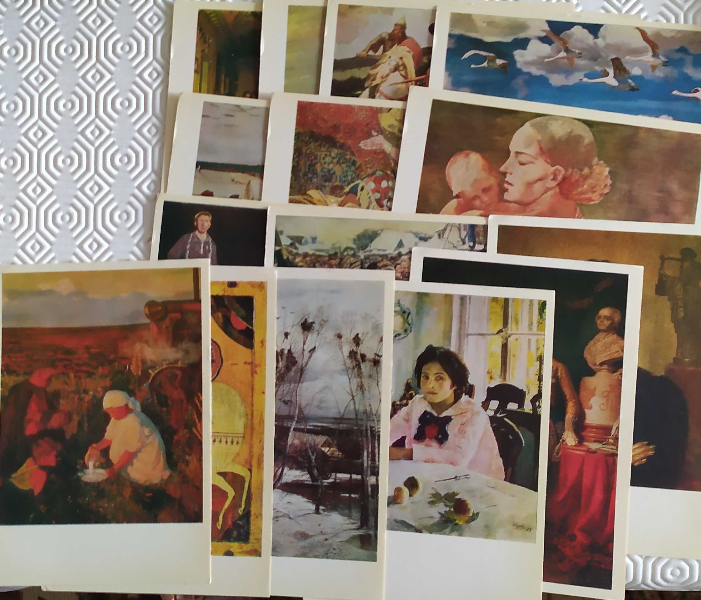 pocztówki 15 pocztówek malarstwo Galeria Trietiakowska