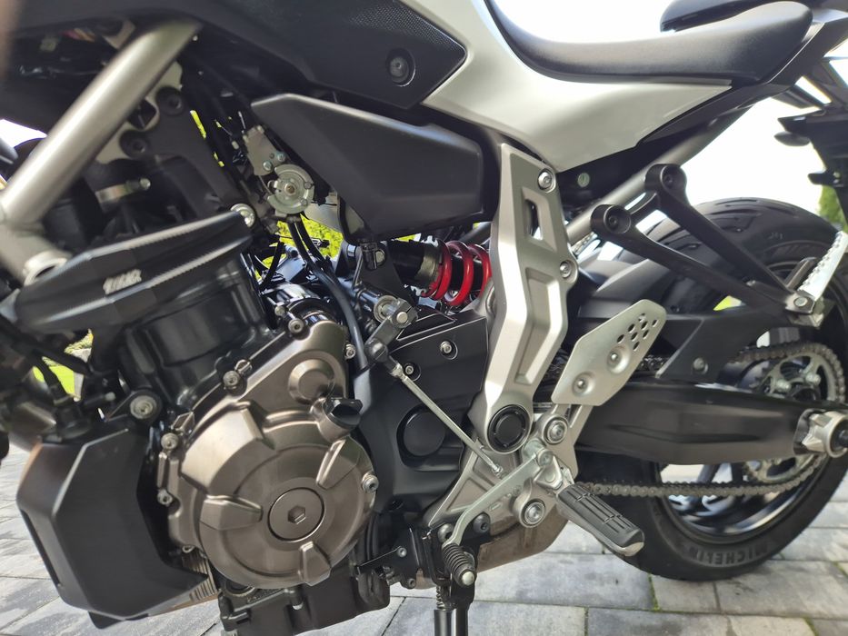 Yamaha MT 07 ABS JAK Nowa 12500km ks serw. Tuv, DODATKI kat A 09 600