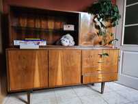 Komoda barek fornirowany PRL