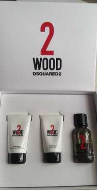 Dsquared2 2 wood набір: туалетна вода, гель для душу, молочко для тіла