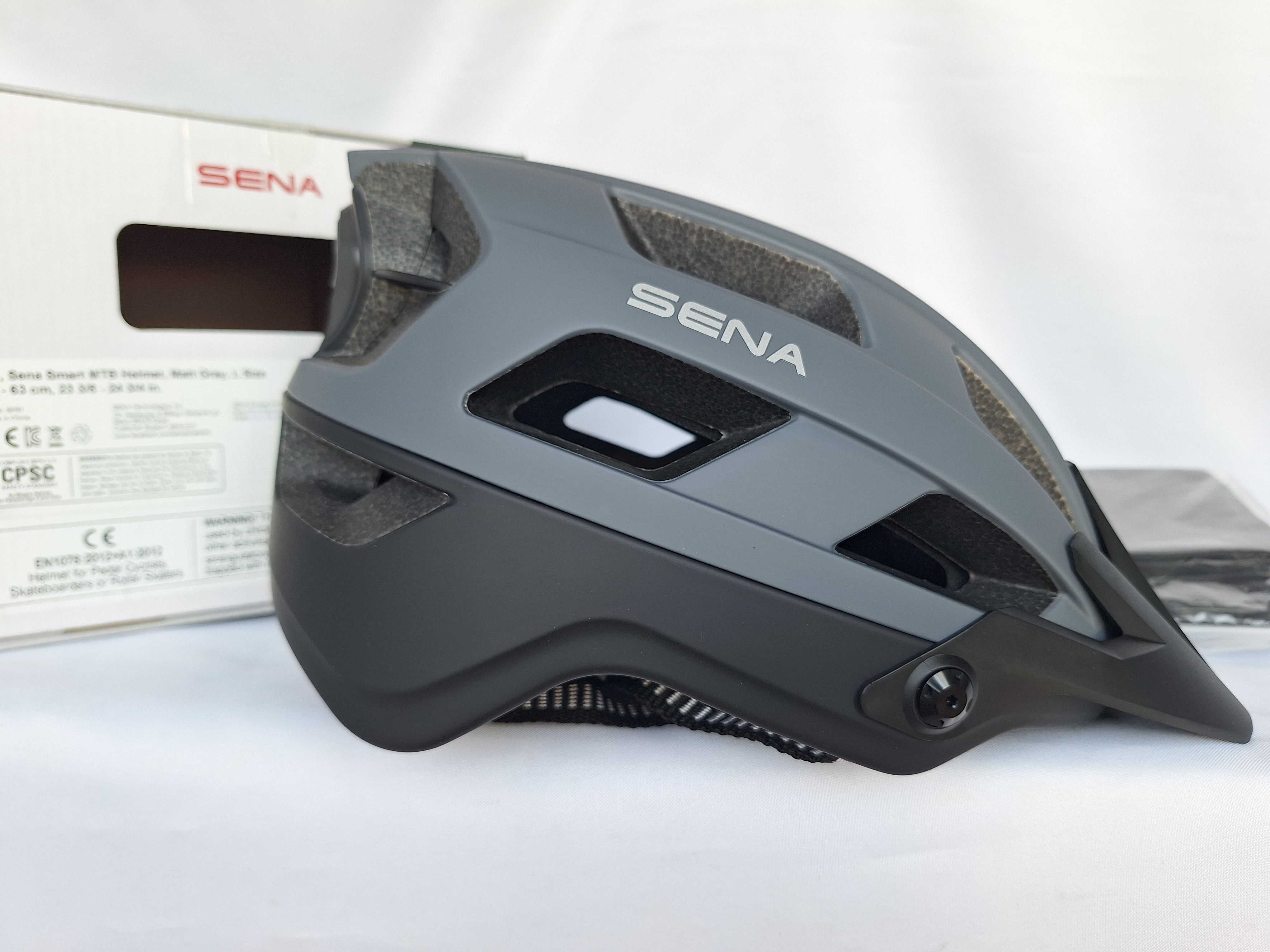 Kask rowerowy Sena Smart MTB Helmet M1 Matt Gray L 59-63cm