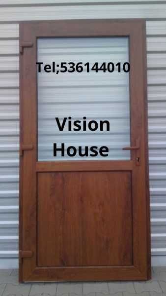 Drzwi PCV (100x200 110x210) (Białe Kolor) Od ręki! Transport cała PL!