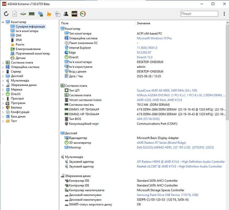 AM4 процесор з графікою > AMD A8-9600 4ядра 3.4ГГц.