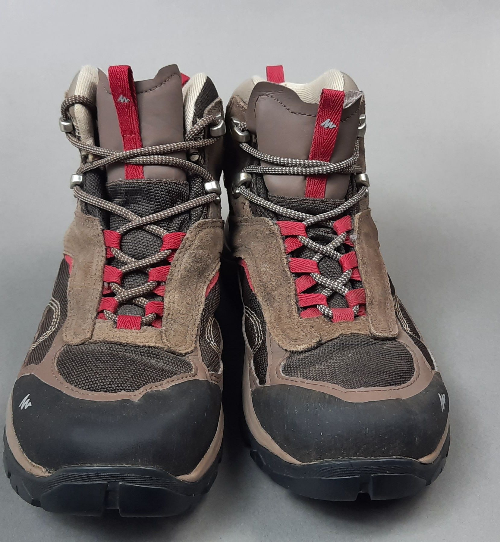 Quechua Forclaz 100 Mid skórzane buty trekkingowe kozaki 40 26cm
