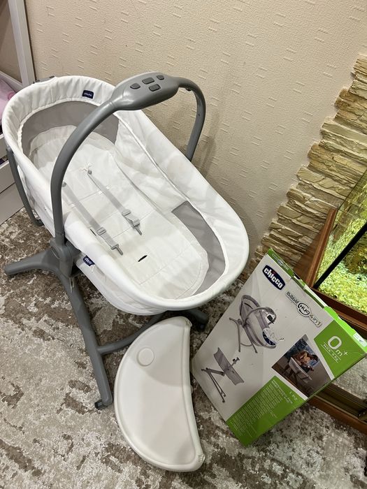 Ліжечко-стільчик baby hug air 4 в 1 chicco