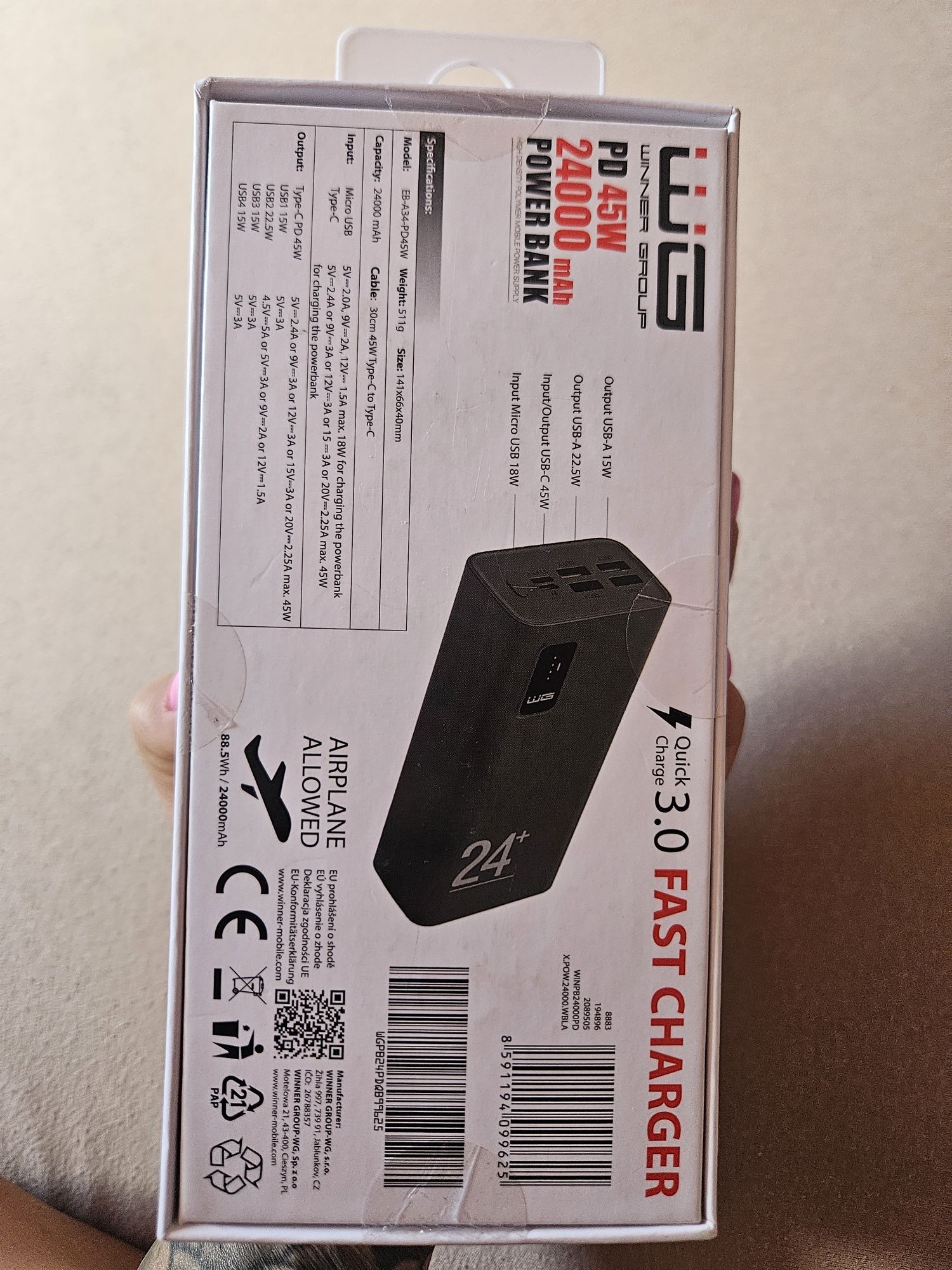 Powerbank 24000 mAh