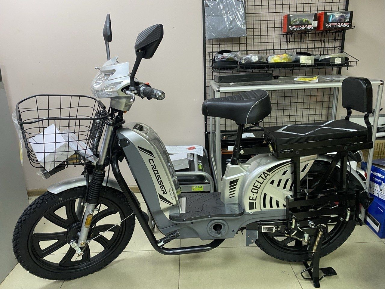 Електромопед 800W 60V 15Ah E-Delta электромопед електроскутер