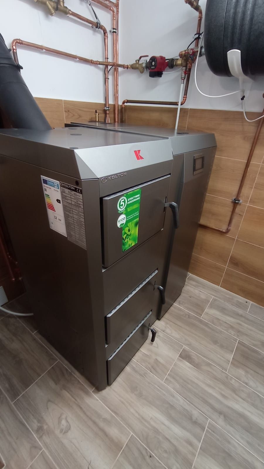 Kołton PellDuox 12kw palnik KIPI