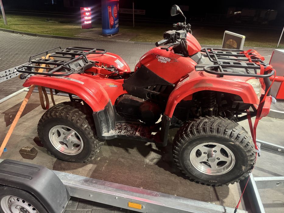 CF Moto 500 quad 4x4 homologacja l7e uszkodzony cfmoto do naprawy