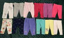 Legginsy, spodenki niemowlęce r.68