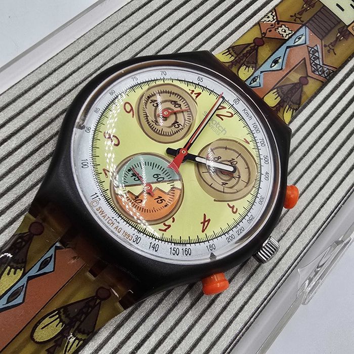 Zegarek SWATCH Chrono Oryginalne Pudełko Okazja!