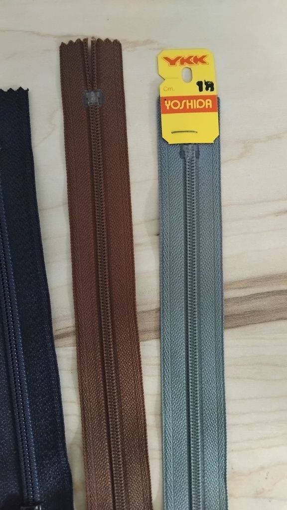 Fechos Zipper Variados-Lote de 7