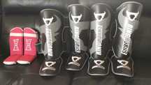 Caneleiras Kickboxing ou Muay Thay Ringhorns L e M e Metal Boxe XXS