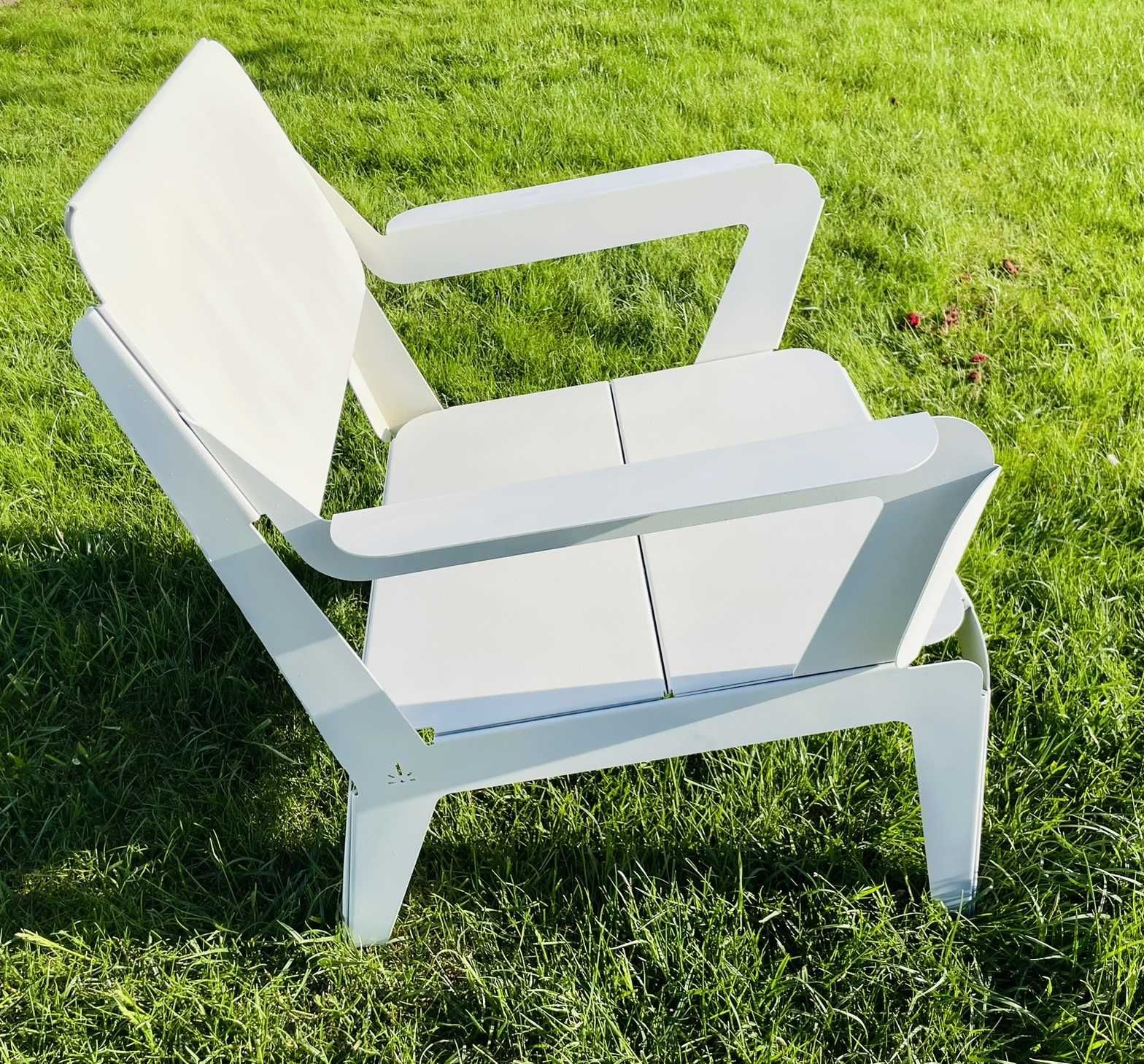 Fotel ogrodowy, polska marka StealColor mebli stalowych, kolory sezonu