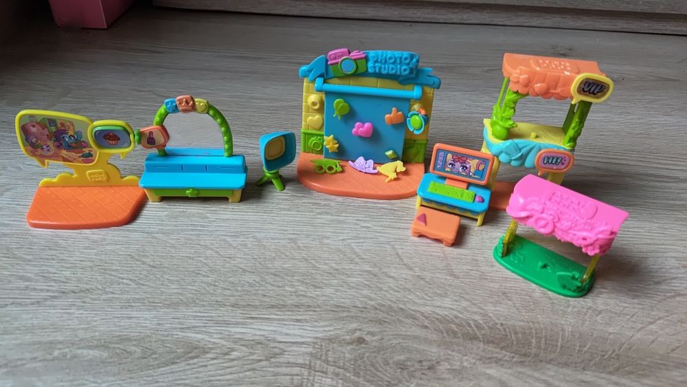Moji pops domki toaletka biurko wyposażenie