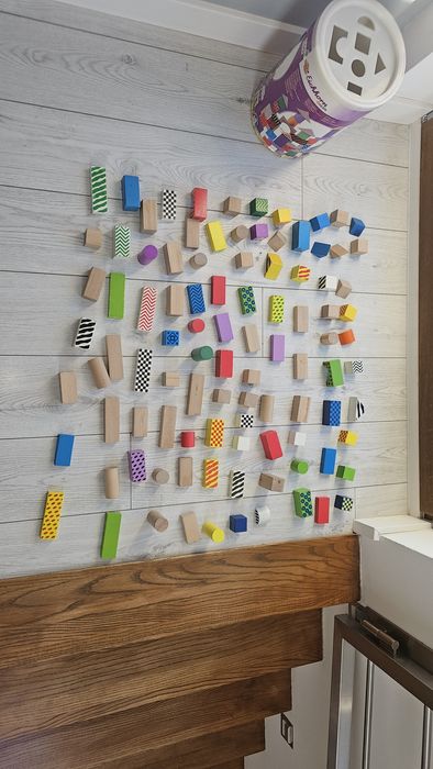 Klocki drewniane 95 szt. plus sorter