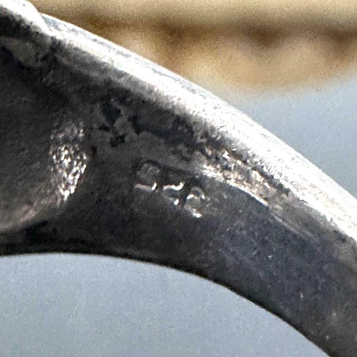 Sygnet męski z głową wilka - próba srebra 925