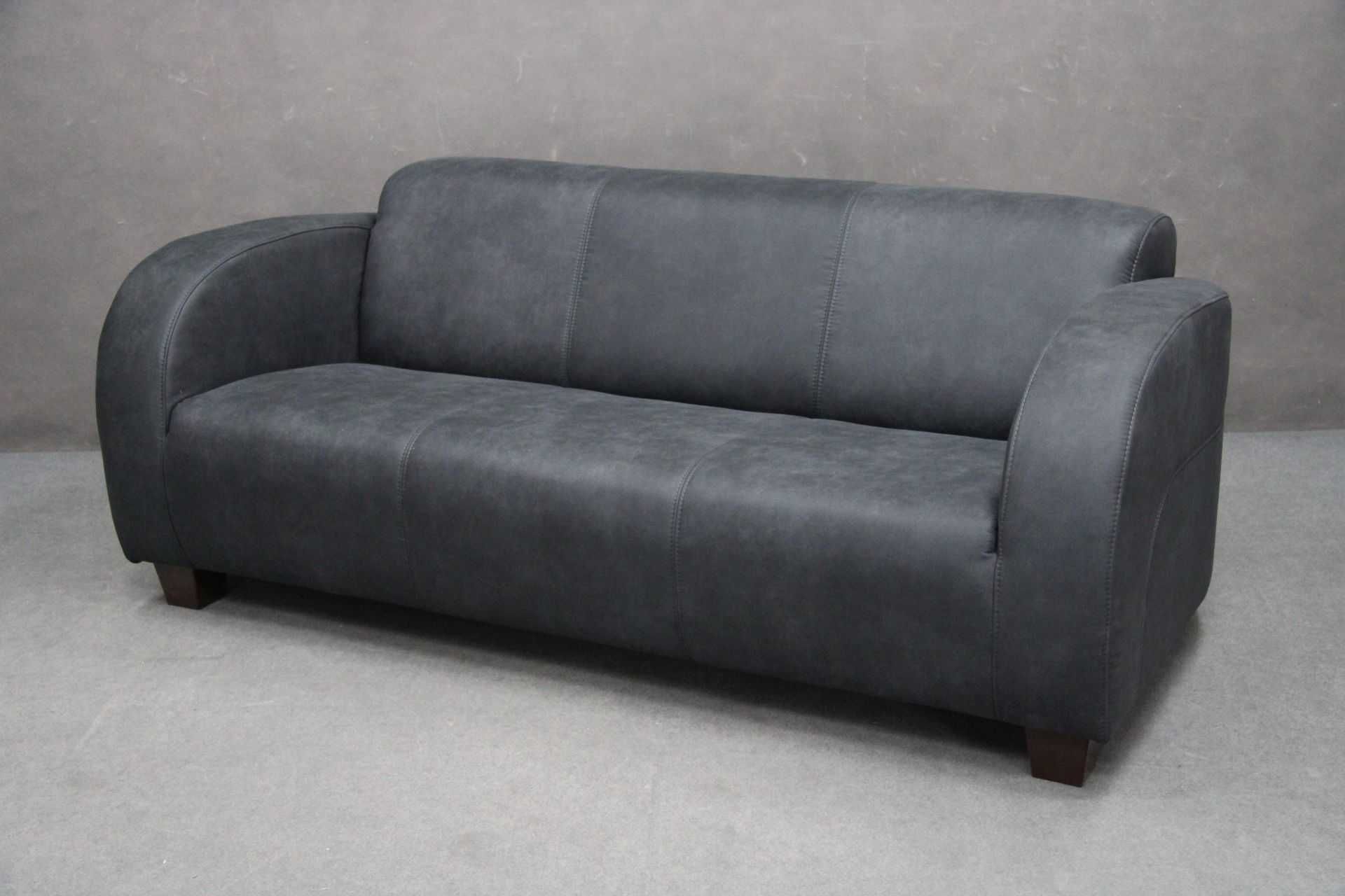 WYPOCZYNEK zestaw CUBA Sofa 3+2 i Fotel komplet grafit BGM24.pl B 7343