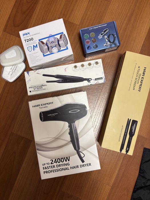 утюжок hair expert респиратор пеньюар для стрижки с разметкой