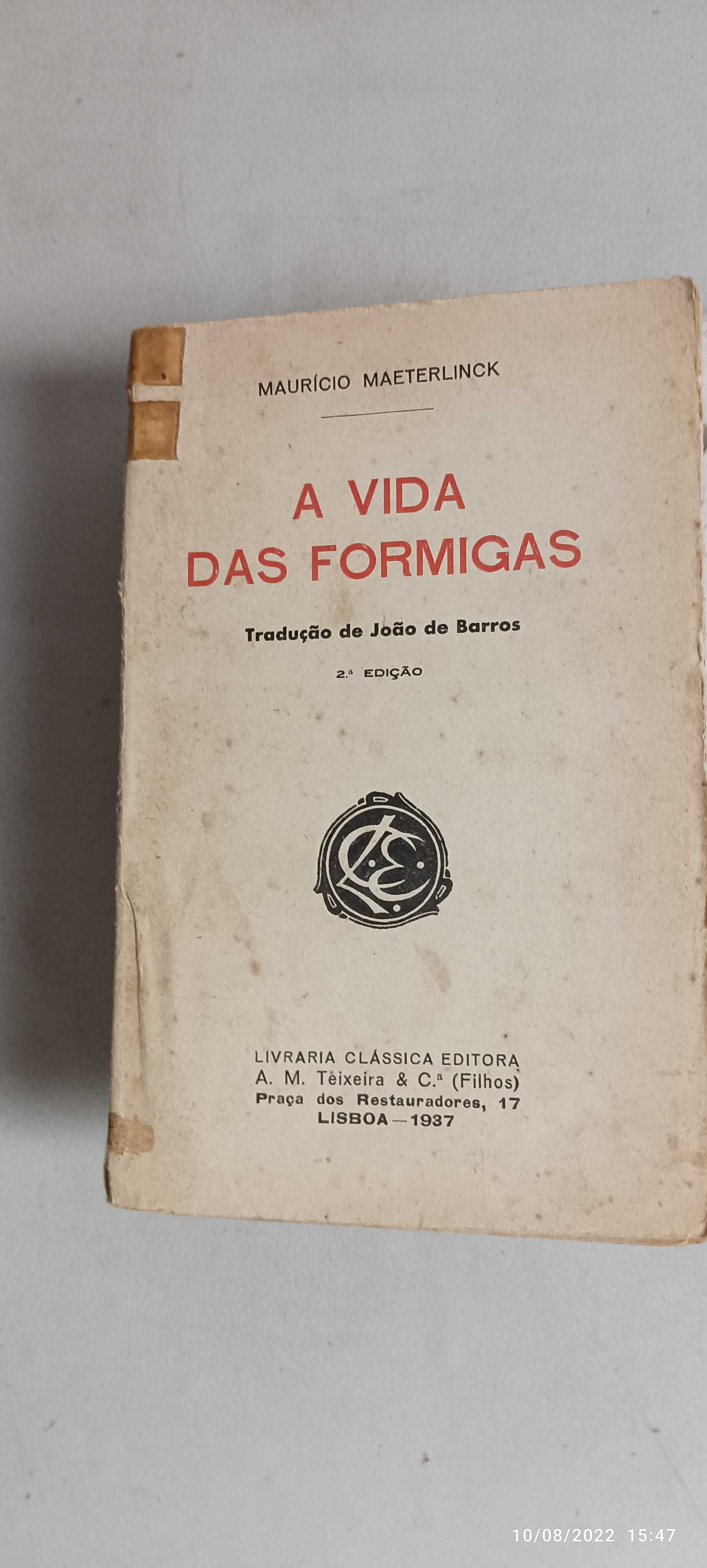 Livro PA-2 - Maurício Maeterlinck  - A vida das formigas