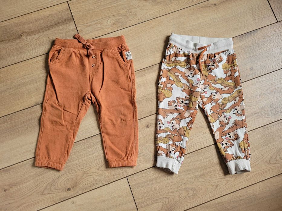 Zestaw spodni 86 12-18 H&M Smyk koszulki paka chłopięce niemowlęce