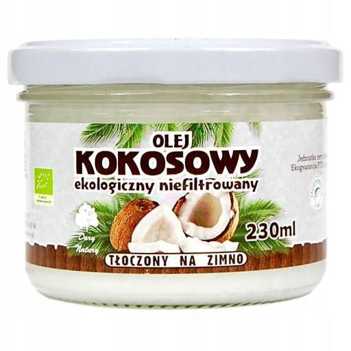 Olej Kokosowy Eko Dary Natury 230Ml Tłoczony Na Zimno