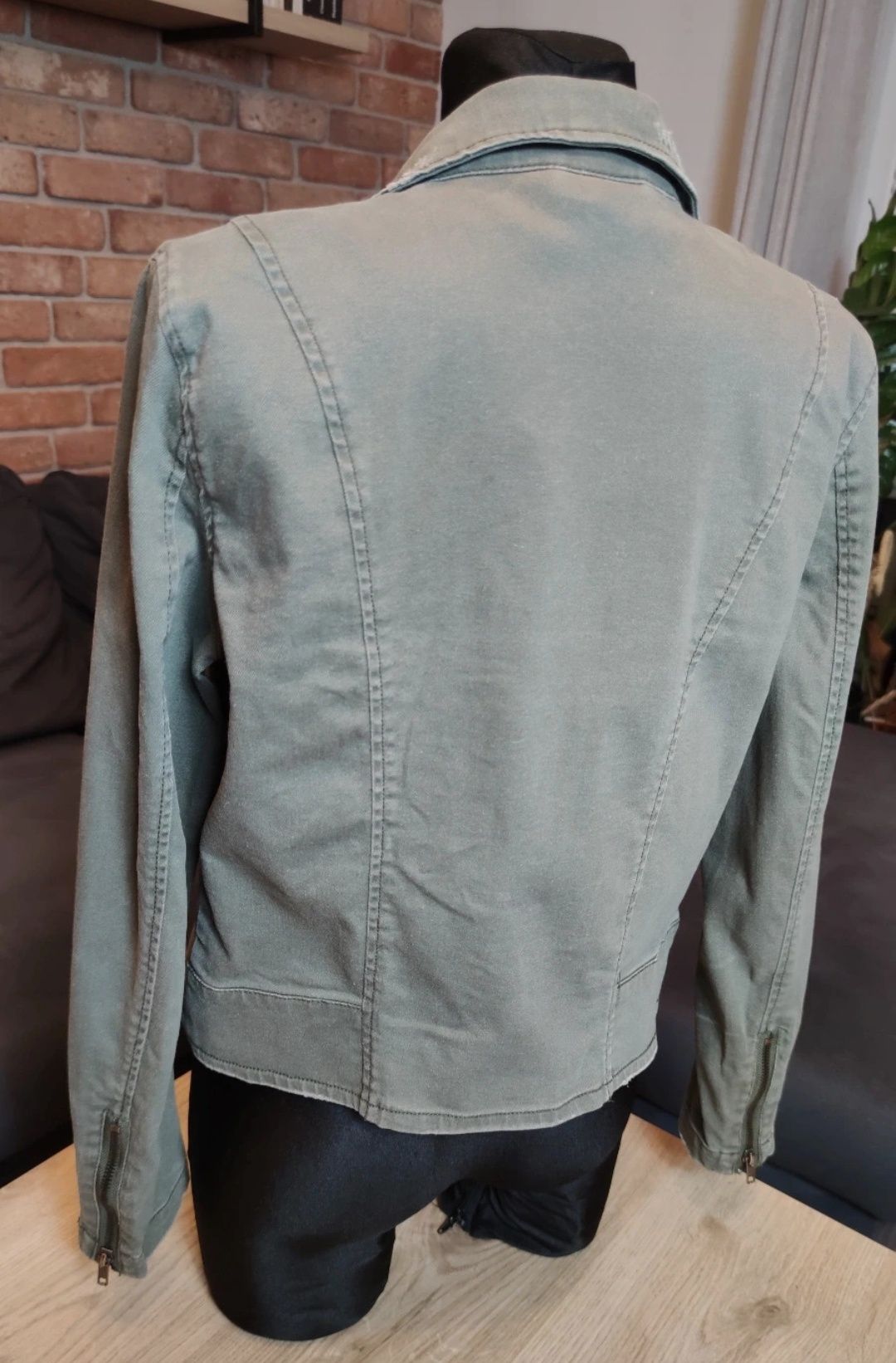 Kurtka jeans ramoneska
