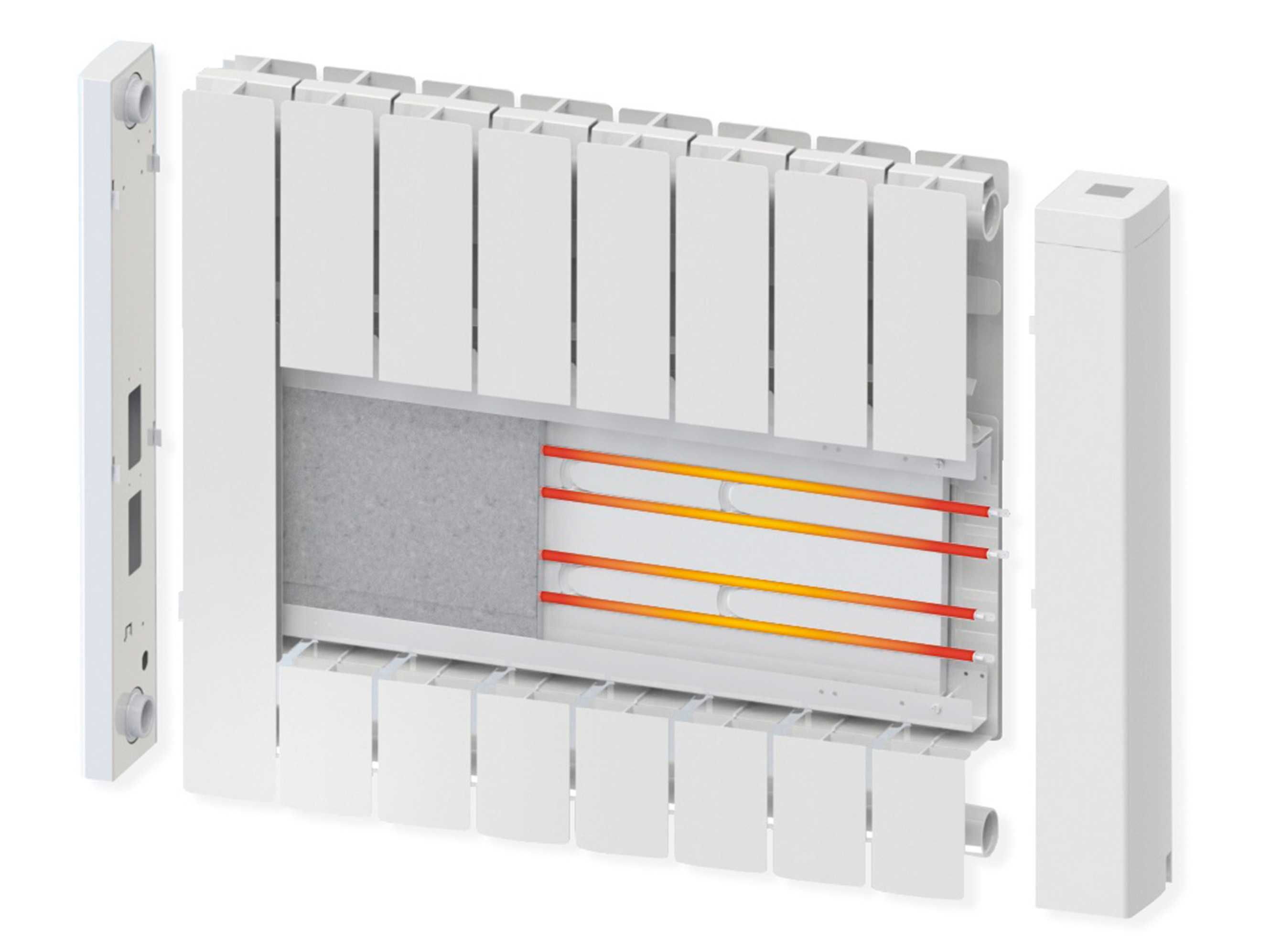 Aluminiowy grzejnik akumulacyjny elektryczny HJM Kiana 1000W WIFI