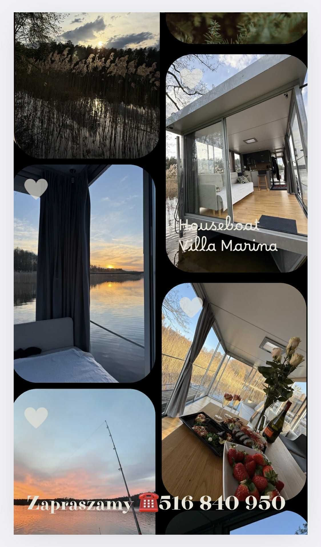 Houseboat Villa Marina- dom na wodzie_ Augustów