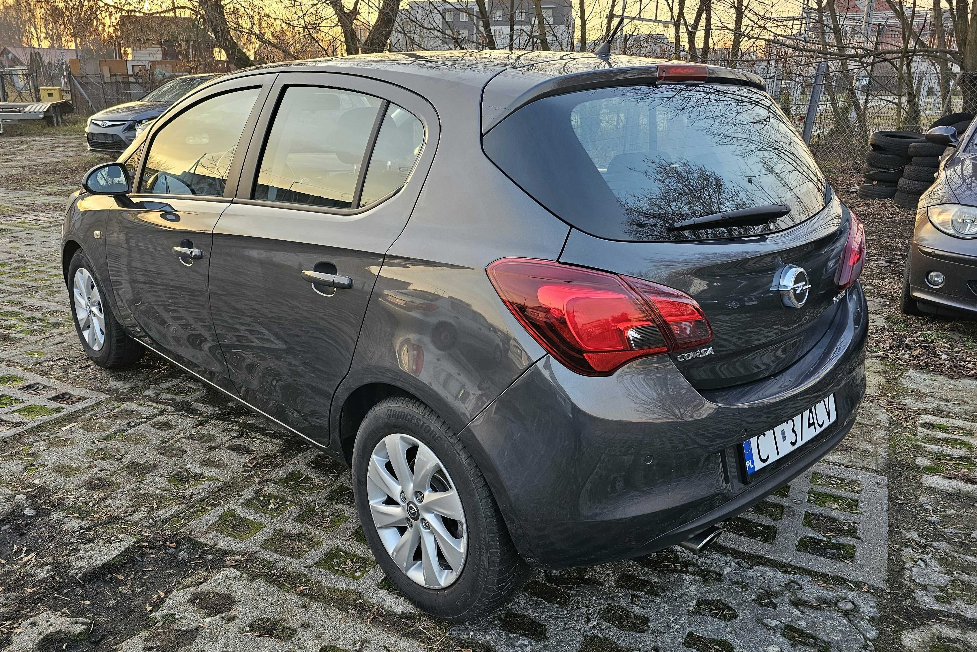 OPEL CORSA E 2015 r 1,0 T benz 90 kM 5d KLIMA zarejestrowan  151500 km