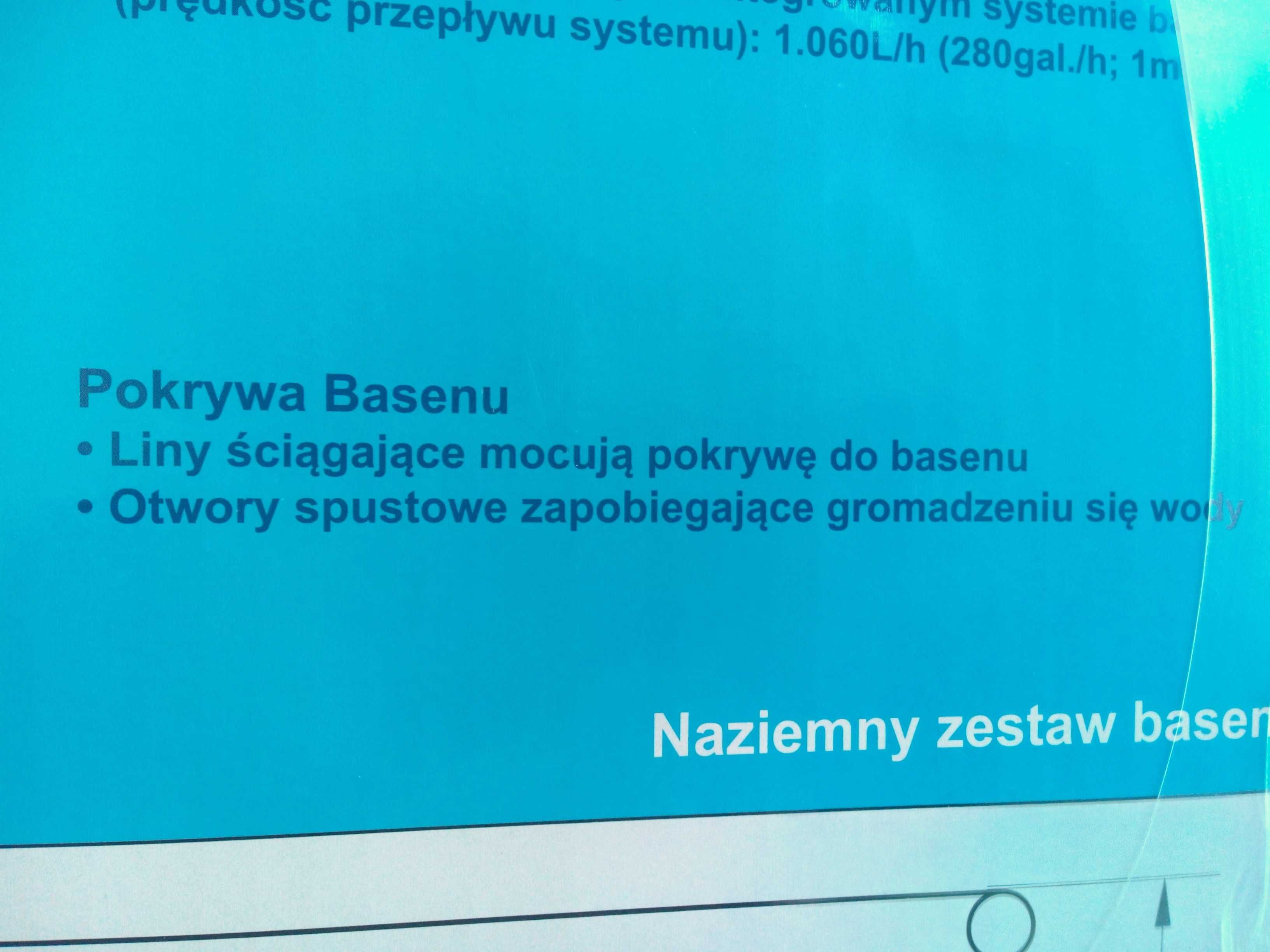 OKAZJA Basen rozporowy 305x76 + pompa filtr pokrywa 3.05 Wysyłam