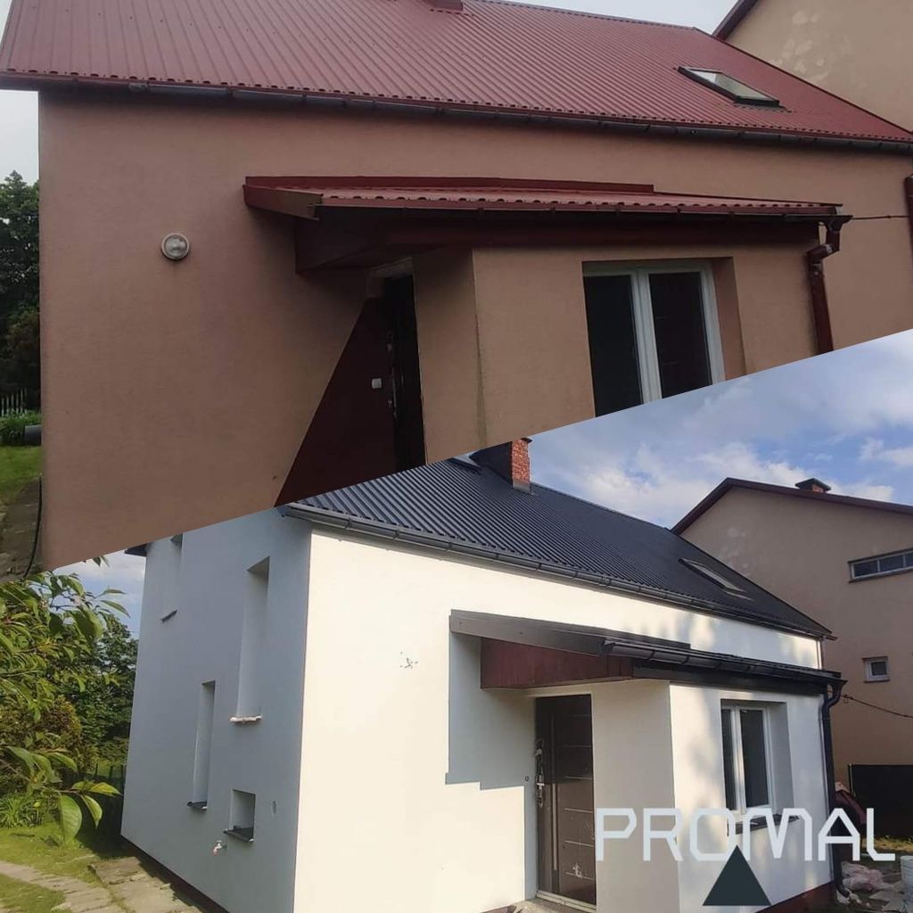 PROMAL mycie i malowanie dachów, elewacji, kostki, docieplenia
