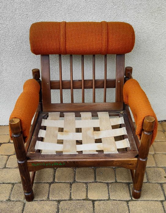 Fotel Radomsko PRL. Drewno bukowe. 2 sztuki